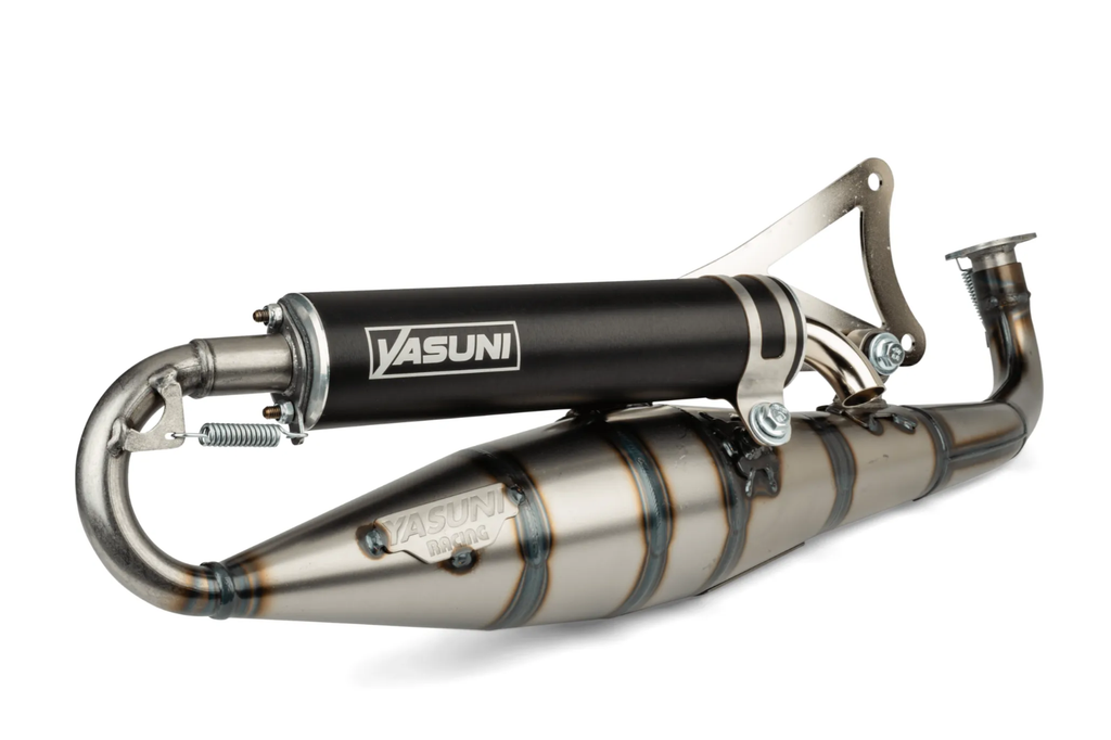 TUB906BK Exhaust Yasuni C16 Minarelli Horizontal - Pot d'échappement Yasuni C16 Minarelli horizontal - TUB906