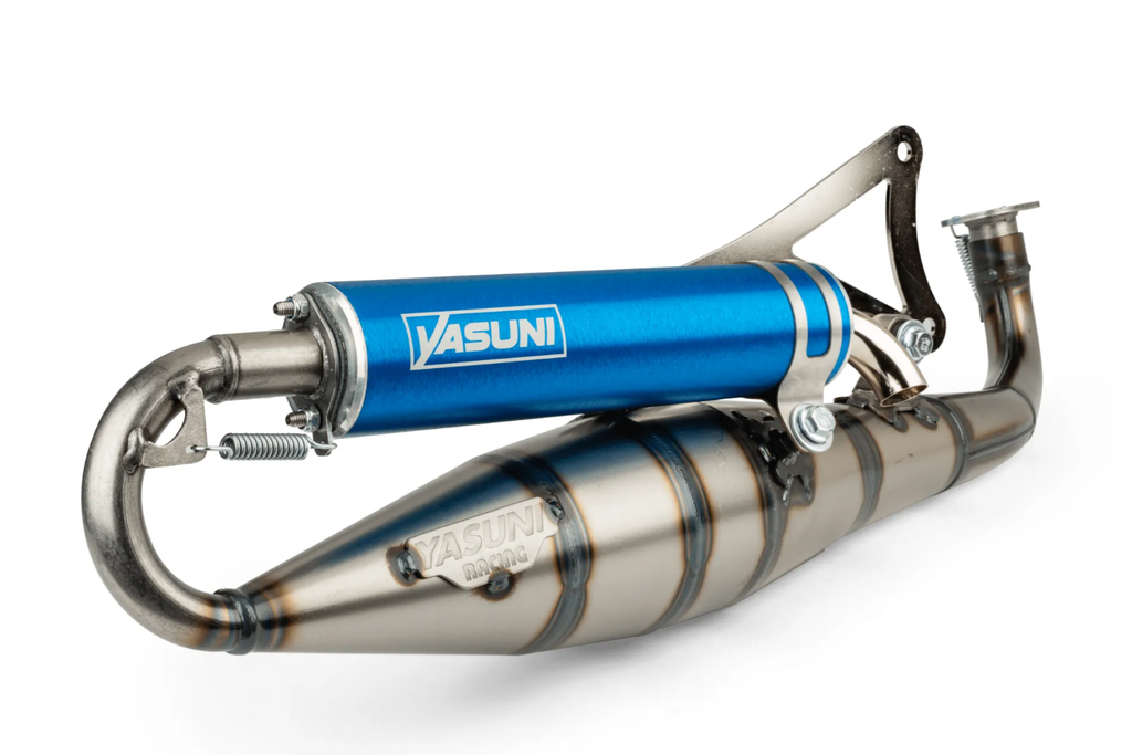 TUB906B TUB606PU TUB906BK Exhaust Yasuni C16 Minarelli Horizontal - Pot d'échappement Yasuni C16 Minarelli horizontal - TUB906