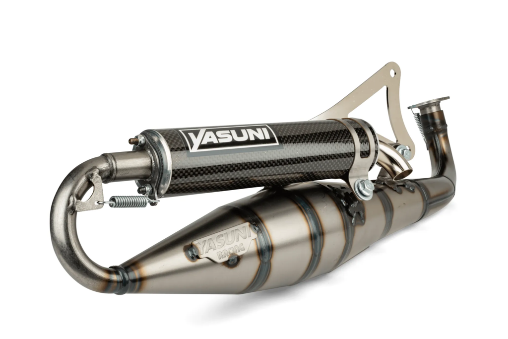 TUB906CA TUB906RE TUB906OR TUB906B TUB606PU TUB906BK Exhaust Yasuni C16 Minarelli Horizontal - Pot d'échappement Yasuni C16 Minarelli horizontal - TUB906