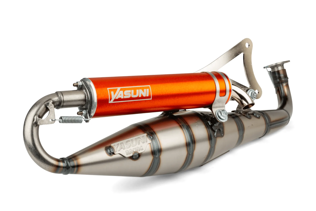 TUB906OR TUB906B TUB606PU TUB906BK Exhaust Yasuni C16 Minarelli Horizontal - Pot d'échappement Yasuni C16 Minarelli horizontal - TUB906