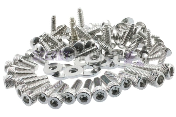 Universal Fairing Screws Kit Aluminium - Kit de vis de carénage universel en aluminium - STR-552.71/SI