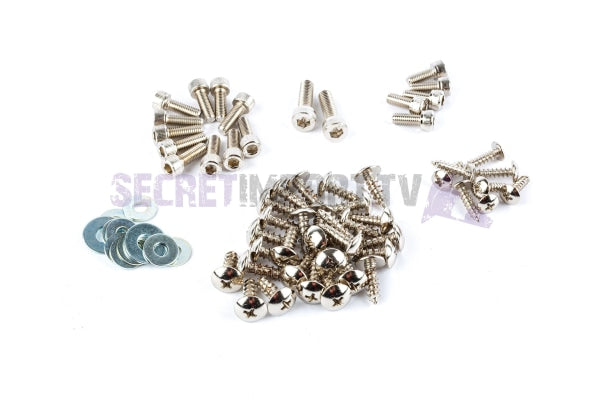 Universal Fairing Screws Steel Chrome - Vis de carénage universelles en acier chromé - STR-555.01/CR