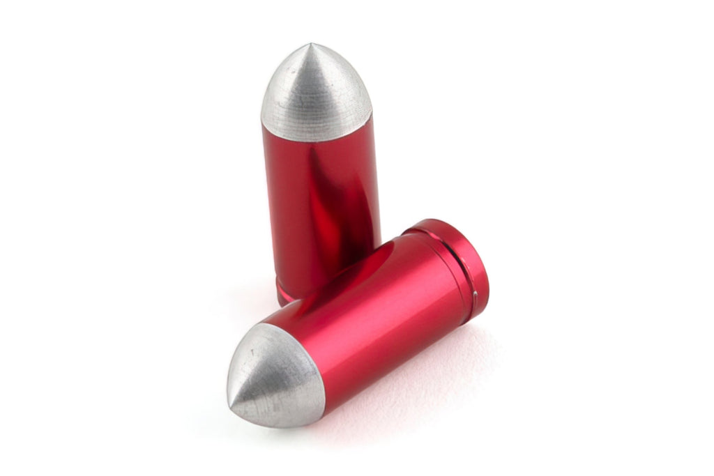 Valve Caps STR8 Bullet - Bouchons de valve STR8 Bullet - Red : STR-545.45/RE