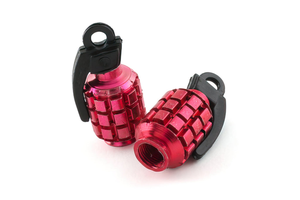 Valve Caps STR8 Grenade - Bouchons de valve STR8 Grenade - Red : STR-545.77/RE