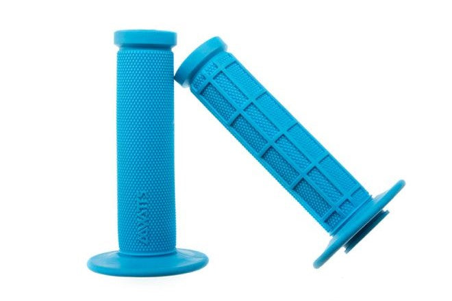 Watts MX3 Neon Handlebar Grips - Poignées de guidon Watts MX3 Neon - Blue : WAT019421POP