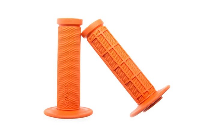 Watts MX3 Neon Handlebar Grips - Poignées de guidon Watts MX3 Neon - Orange : WAT019422POP