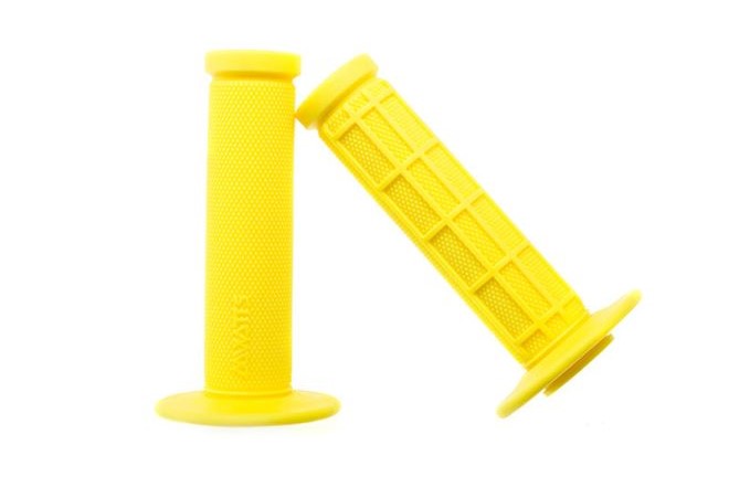 Watts MX3 Neon Handlebar Grips - Poignées de guidon Watts MX3 Neon - Yellow : WAT019423POP