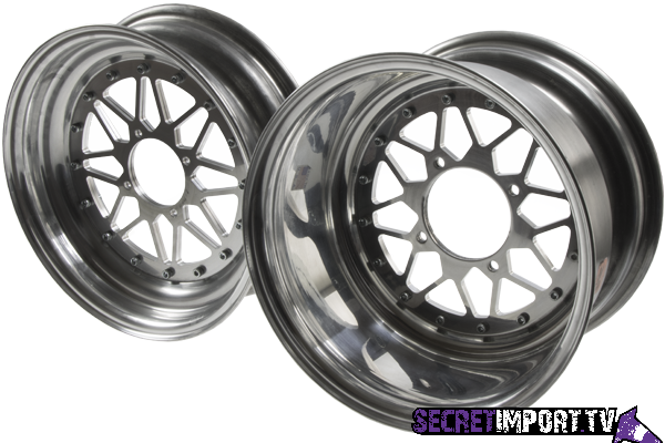 Wheel Set Ruckhouse 8-Spoke V2 (12x6-12x4) - Jeu de roues Ruckhouse 8 rayons V2 (12x6-12x4) - SCT-1261280