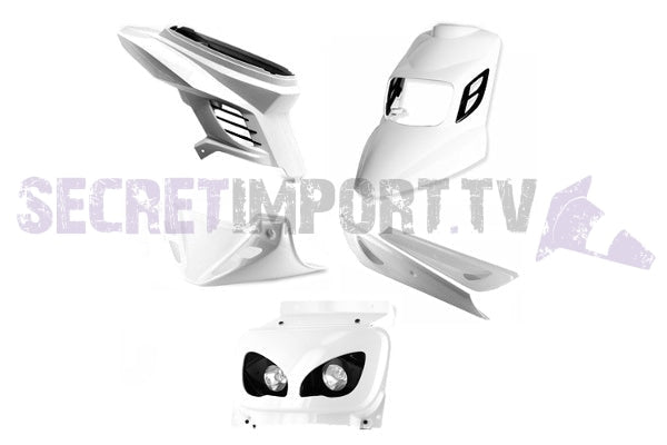 Bcd Rx Booster Complete Fairing Kit Booster 2004+ White