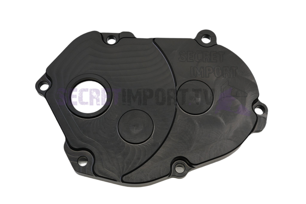 Black High Quality Secret Import CNC Gearbox Cover (BWS/ZUMA 2002-2011) GEARBOX