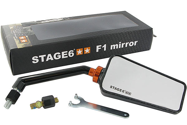 Mirror Stage6 F1 Right Side (M8) Carbon Glosssy