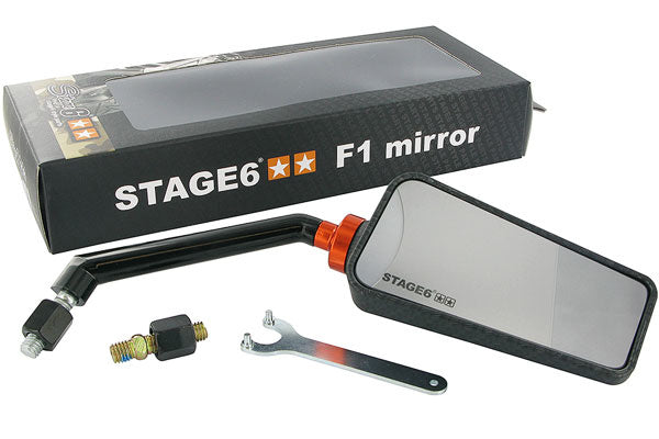 Mirror Stage6 F1 Right Side (M8) Carbon Matt