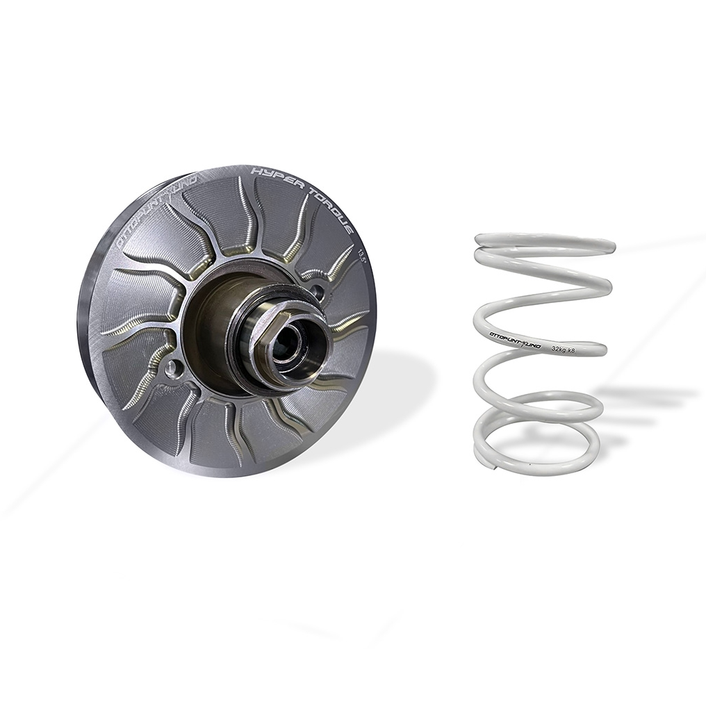 Piaggio Hyper Torque 134mm 13° Ergal CNC Torque Drive + White Spring 32Kg 70-100cc