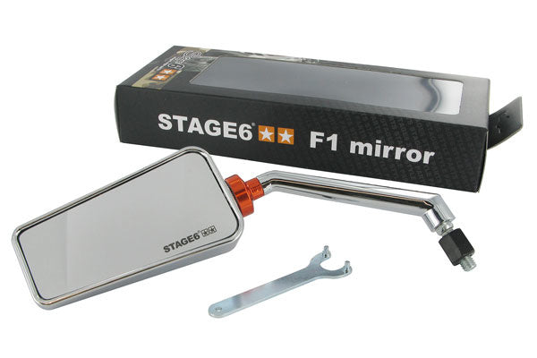 Mirror Stage 6 F1 Left Side (M8) Chrome