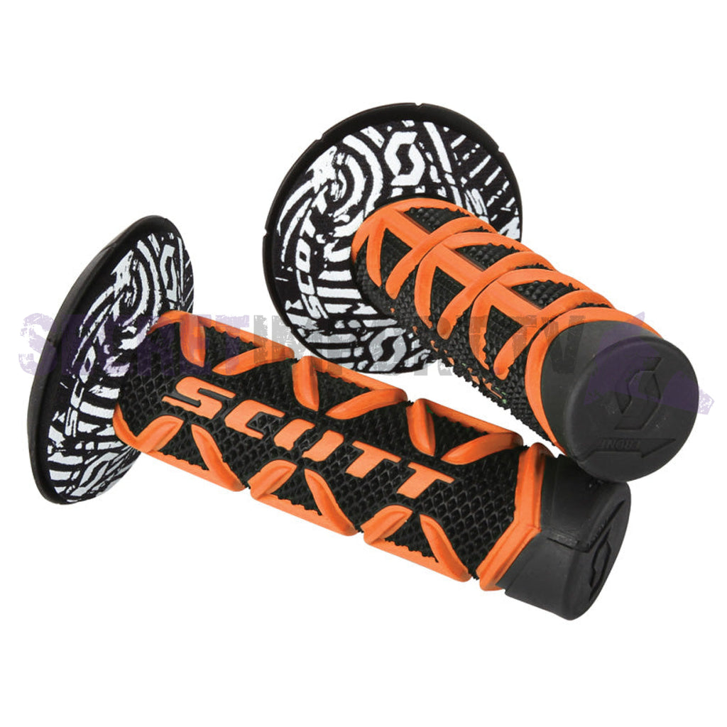 Diamond MX Grips With Donuts Orange/Noir