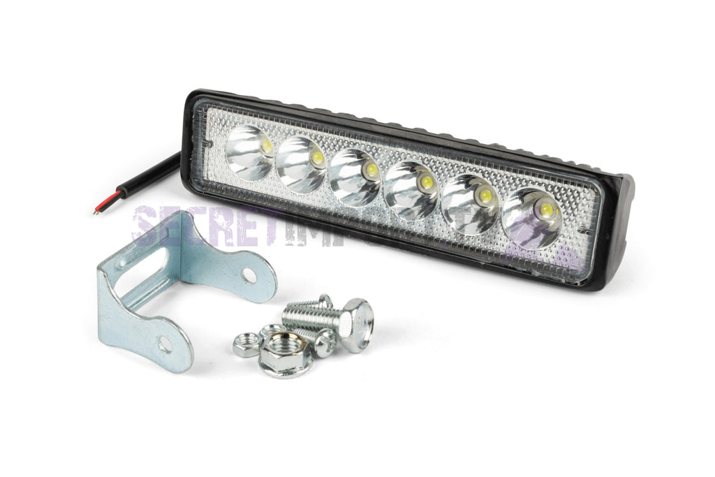 Front Headlight 6 LED UNIVERSAL (145mm) - Phare Avant 6 LED UNIVERSEL (145mm) - STR-599.11/BK