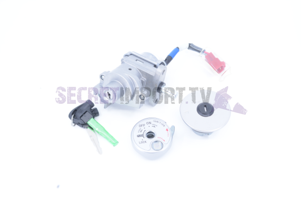 Ignition Switch Key With Tank Cap Yamaha OEM (Bws/Zuma 50F & 50X) - Clé de contacteur d'allumage avec bouchon de réservoir Yamaha OEM (Bws/Zuma 50F & 50X) - 1CD-WH203-03-00