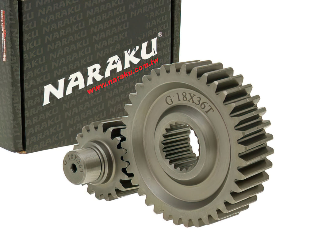 Secondary Gear Naraku 18/36 (+35%) GY6 125cc-150cc
