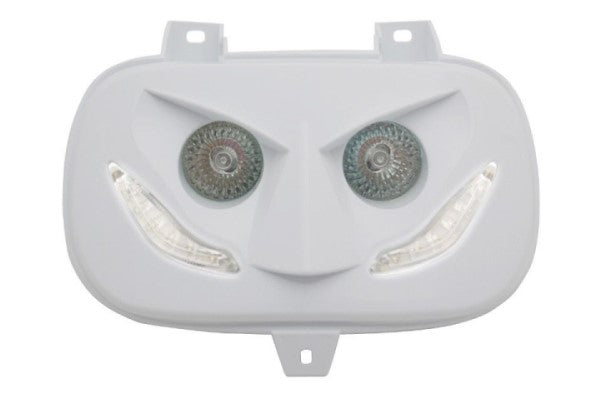 Replay White Twin Headlight (BWS/ZUMA 1988-2001)